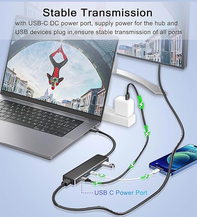 VIENON USB 3.0 to HDMI Adapter, USB 3.0 Hub - Image 7
