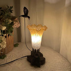 Bieye LS07 Lily Flower Blown Glass Lampshade - Image 4