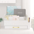 Wisuce Home Wooden Desk Organizer, Desktop Organizer File Sorter by WisuceHome