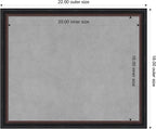 Amanti Art Black Framed Magnetic Board 18x22 Small Vision Board - Image 4