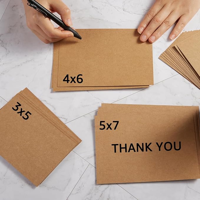 50 Sheets Blank Cardstock Paper 250 GSM Thick Heavy Cards Stock - Image 3