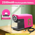 AFMAT 6-Hole Electric Pencil Sharpener Heavy Duty, Pencil Sharpener - Image 6