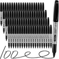 craftinova Black Permanent Markers Bulk Fine Point, Fine Tip Markers Set by Craftinova