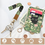 bolimoss Black Cat Lanyard Wallet - Image 4