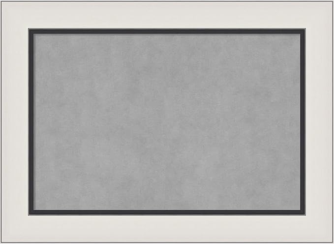Amanti Art Silver Framed Magnetic Board 22x30 Medium Vision Board by AmantiArt