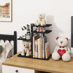 ELITEROO Desktop Bookshelf, 4 Tier Wood Desk Organizer Shelf, Tabletop Storage - Image 7