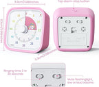 Yunbaoit Visual Timer with Protective Case, Unicorn Disk 60 Minute Countdown - Image 4