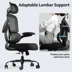tralt office chair ergonomic desk chair with lumbar, package contents