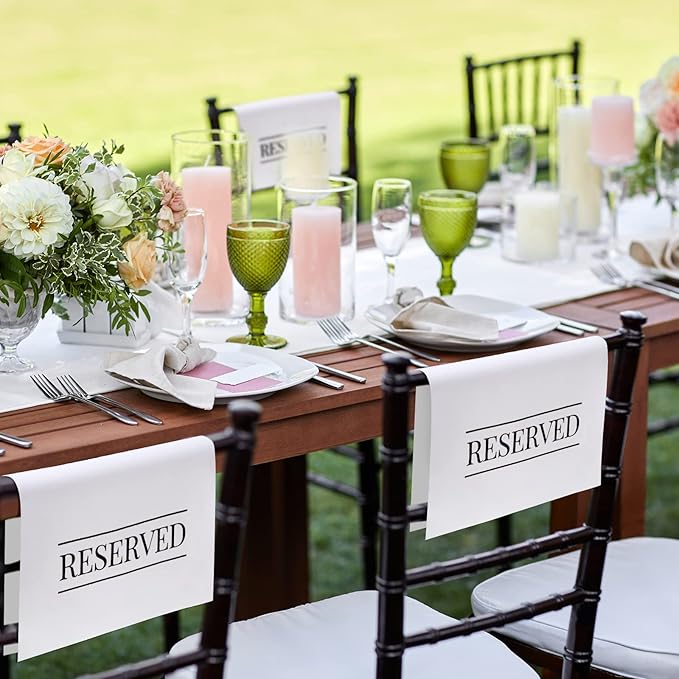 Buryeah 12 Pcs Reserved Seating Signs - Image 4