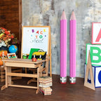 smrtcol Wooden Jumbo Pencil for Prop Gifts Decor 14 Inch Funny Big Novelty - Image 6