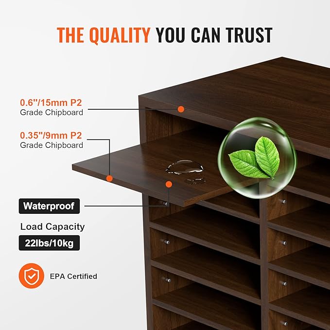 VEVOR Literature Organizers, 12 Compartments Office Mailbox - Image 3