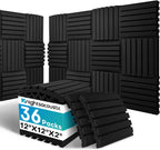 36Packs Curved Sound Proof Foam Panels