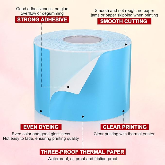 PATIKIL 3 x 5 Inch Rectangle Inventory Color Coding Labels 1 Roll, Square - Image 3