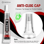 B7000 Rhinestone Glue Clear 16 PCS 15ml – Strong Transparent No Trace Jewelry - Image 6