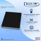 Premium Black 12x12 Cardstock - Image 2