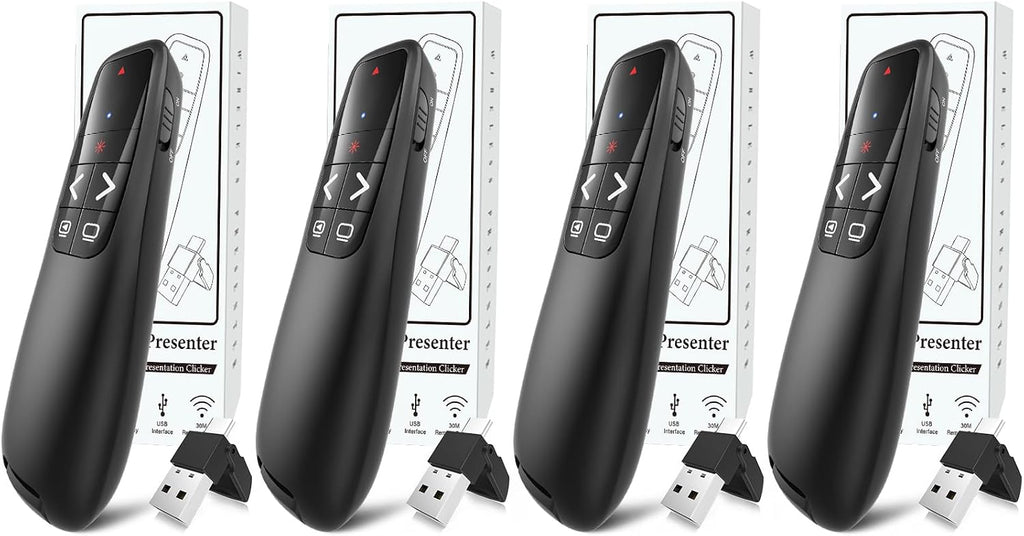 Wireless Presentation Clicker PowerPoint Presenter Remote: Clicker