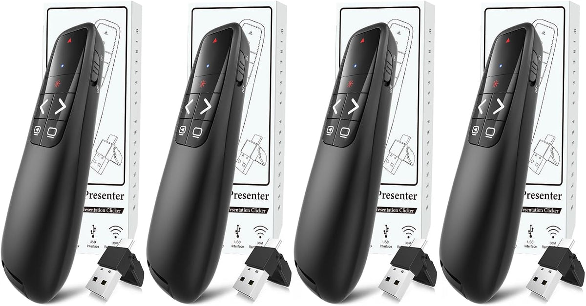 Wireless Presentation Clicker PowerPoint Presenter Remote: Clicker