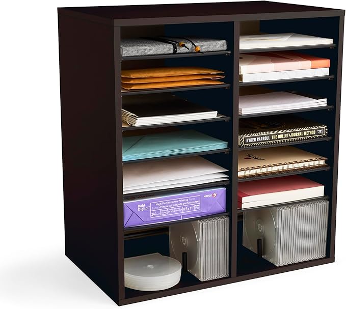 Safco Wooden Paper and Mail Organizer by SafcoProducts