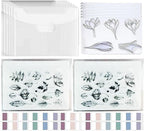 BROTOSPAC 48 PCS Clear Stamps Storage Panels, Resealable Die Cut Storage Bag by BROTOSPAC