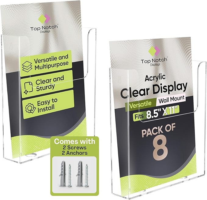 Top Notch Displays Acrylic Brochure Holder by TopNotchDisplays