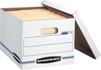 Bankers Box 12 Pack Standard Duty File Storage Boxes, Standard Assembly - Image 6