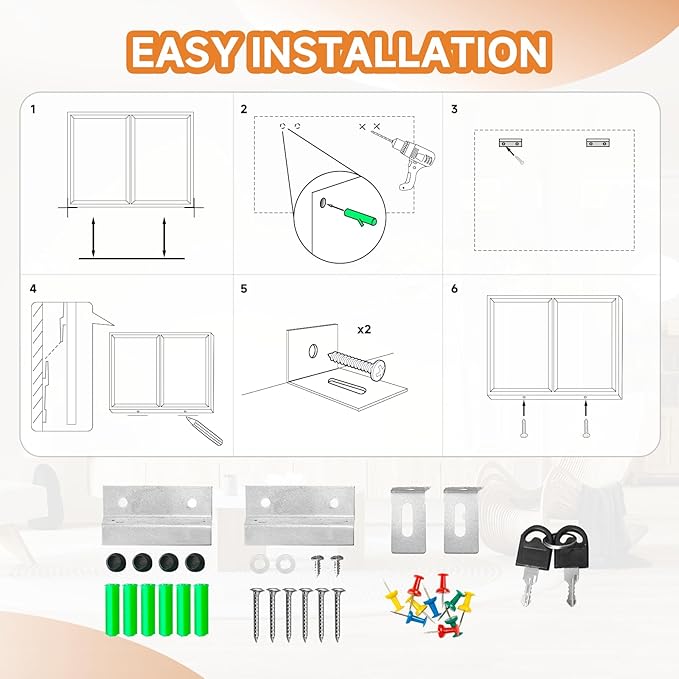 Enclosed Bulletin Board with Locking Door, Outdoor Bulletin Board Weatherproof - Image 6