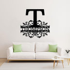Custom Metal Signs | Personalized Monogram Name Sign | Outdoor Wall Art - Image 3