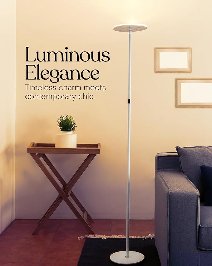 Brightech Sky LED Floor lamp, Torchiere Super Bright Floor Lamp - Image 2