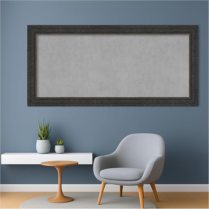 Amanti Art Black Framed Magnetic Board 25x53 Oversize Vision Board - Image 5