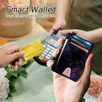 BWEGRHE Small Travel Wallets, RFID Blocking PU Leather Credit Card Holder - Image 4