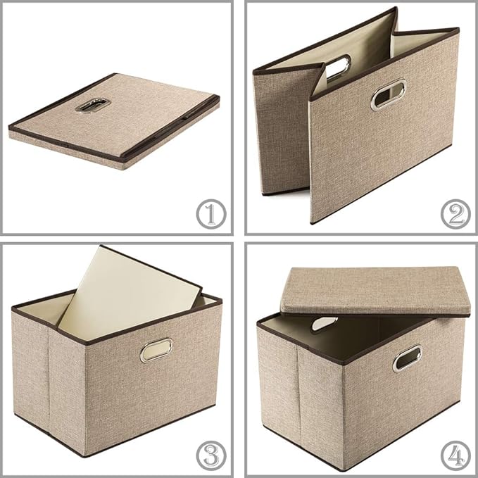 PRANDOM Large Collapsible Storage Bins - Image 5