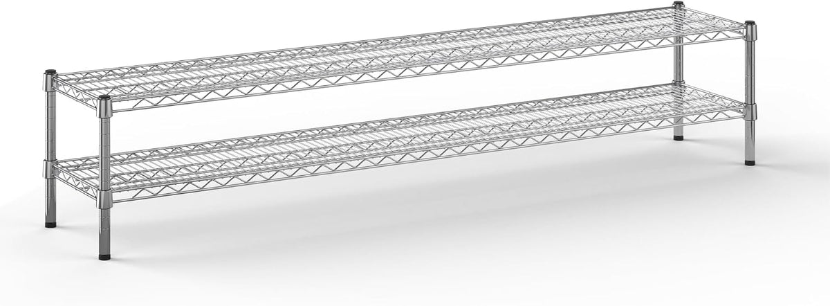 Regal Altair 14" Deep x 72" Wide x 14" Height Wire Shelving Kit | 2-Tier | NSF