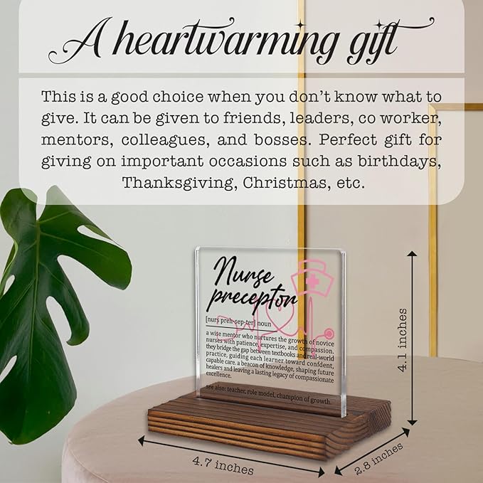 Nurse Preceptor Nurse Gifts, Thank You Appreciation Gifts forNurse Educators - Image 4