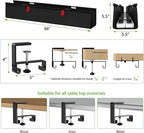 KEEGH No Drill Under Desk Cable Management Tray - Image 4
