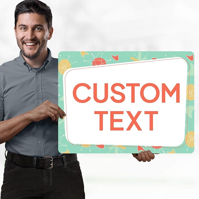 Custom Sign, Custom Street Sign, 11 Font Colors, 13 Font Styles, 4 Hole Options - Image 2