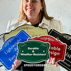 Custom Decorative Outdoor Metal Signs, Personalized Aluminum Sign - Image 2