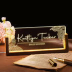 Desk Name Plate Personalized, Custom Office Light Up Name Plate - Image 8