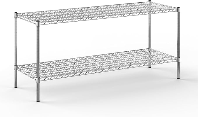 Regal Altair 21" Deep x 60" Wide x 27" Height Wire Shelving Kit | 2-Tier | NSF by Regal+Altair