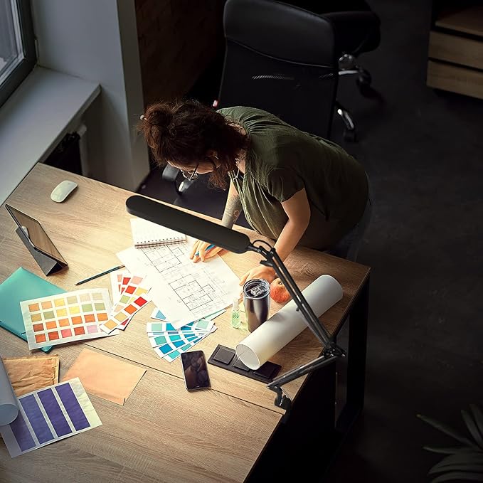 SKYLEO Desk Lamp for Home Office, Eye Comfortable LED Desk Light for Long Hours - Image 7
