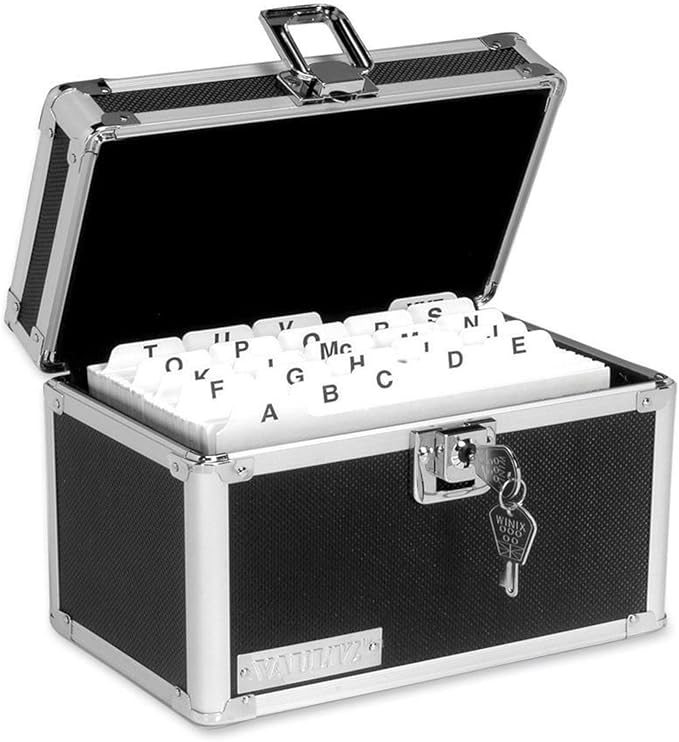 Vaultz Lockable Index Card Holder - Image 4