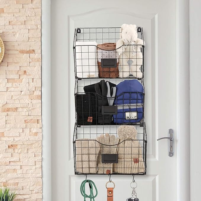 X-cosrack 3-Tier Hanging Wall Files Rack - Image 9