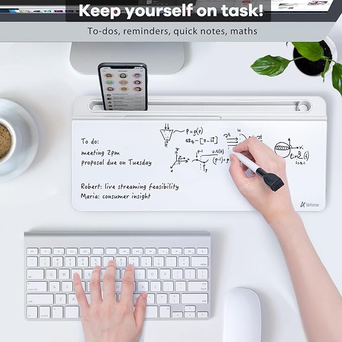 Varhomax Glass Desk Whiteboard - Image 2