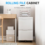 Bestoo 2-Drawer Mobile File Cabinet - Image 4