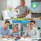 Scribbledo 6 Pack Small White Board Dry Erase Boards Classroom Pack Mini White - Image 8