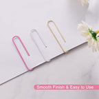 NEEWAY 200pcs Large Pink Paper Clips, 2 Inch Jumbo Paper Clip, Ceative Colored - Image 4