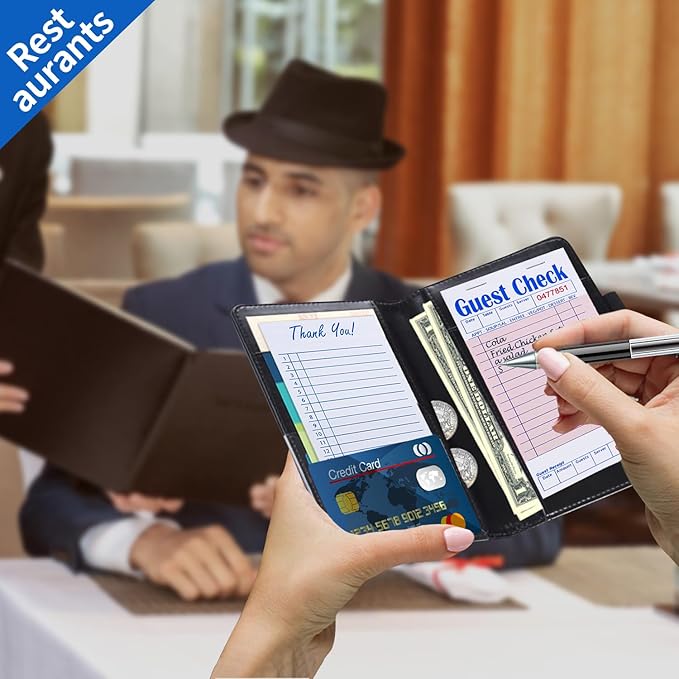 Methdic Guest Checks Pink Server Note Pads 1000 Orders Waitress Notepad - Image 4