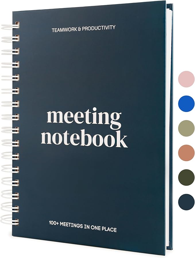 Lamare Meeting Notebook for Work Organization – Perfect Work Notebook for Note by Lamare