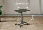 YDN Mobile Mobile Standing Desk, Adjustable Height Portable Laptop Desk - Image 3