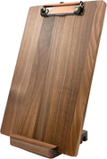 clipboard walnut wood, letter size clip board with, main product view