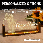 Desk Name Plate Personalized, Custom Office Light Up Name Plate - Image 6